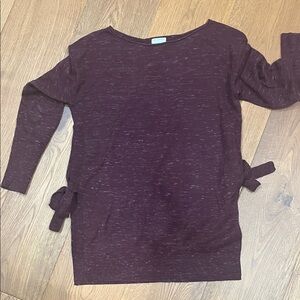 Caslon Burgundy Knit Top